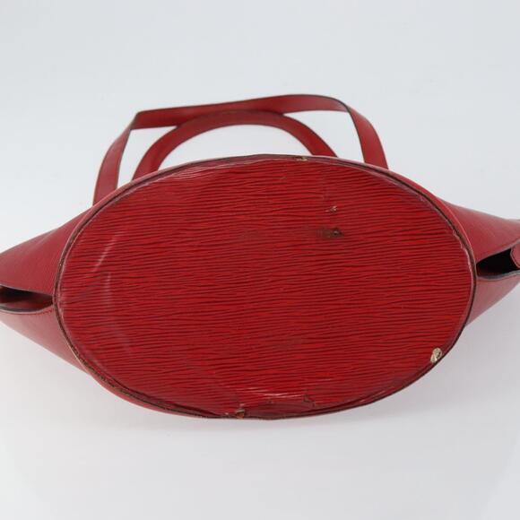 LOUIS VUITTON Epi Saint Jacques Shopping Shoulder Bag Red M52277 - Picture 9 of 12